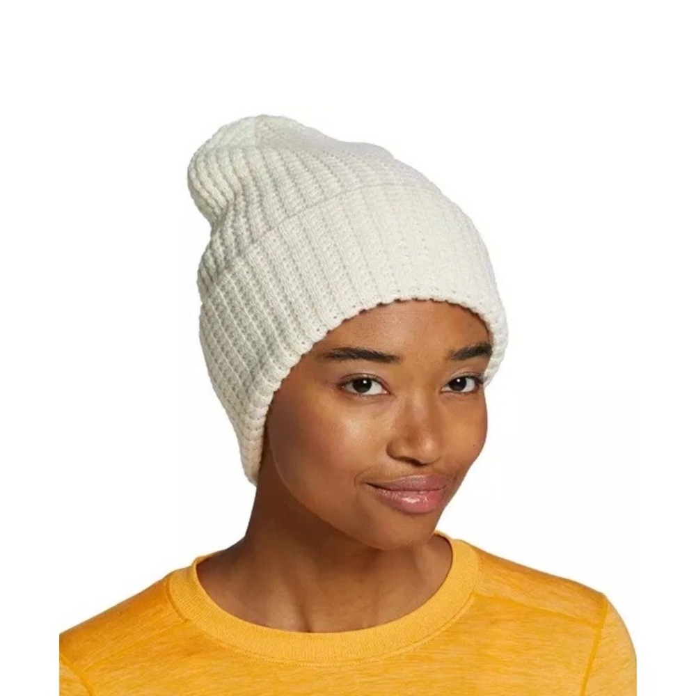 Alpine Design Women's‎ cream Slouchy Waffle Beanie Hat One Size